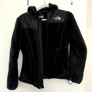 The North Face Black Fuzzy Hooded Jacket